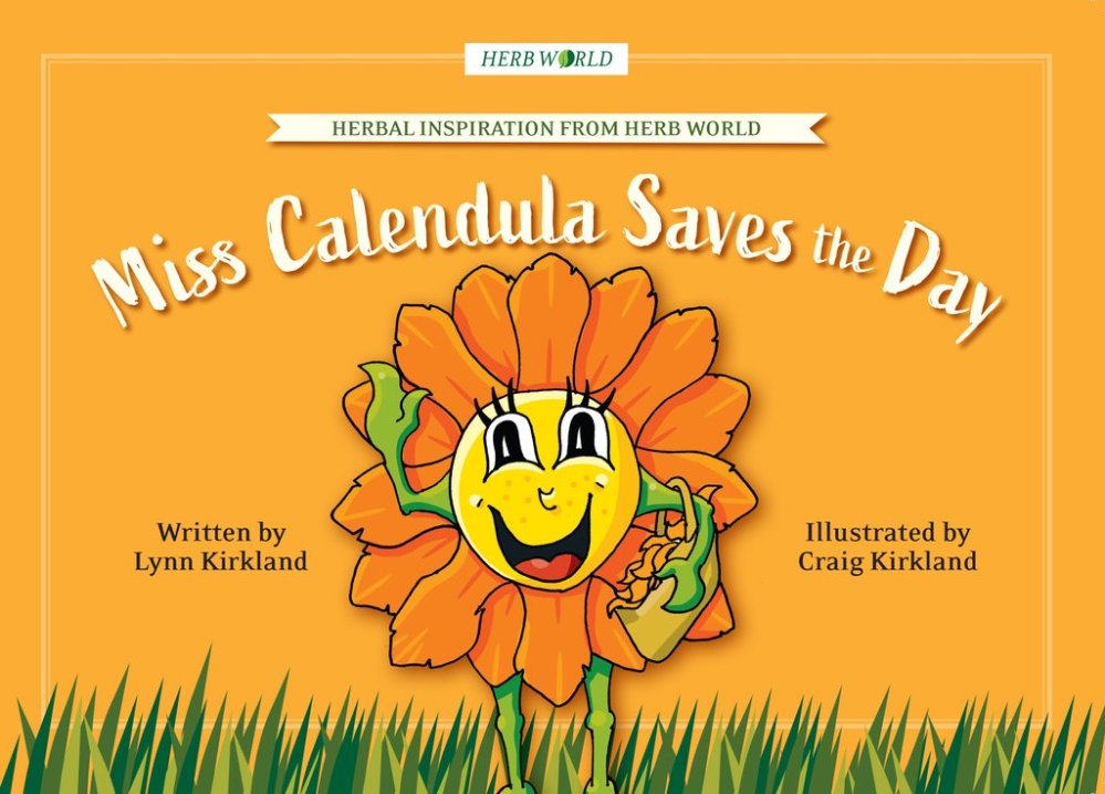 Herb World Book - Miss Calendula Saves the Day
