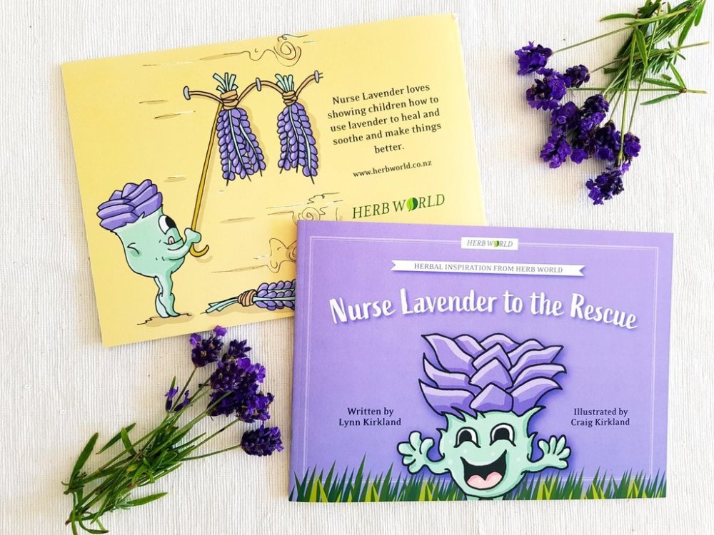 Herb World Book - Nurse Lavender to the Rescue
